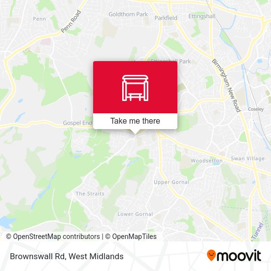 Brownswall Rd map
