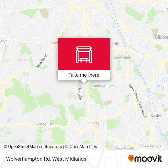 Wolverhampton Rd map