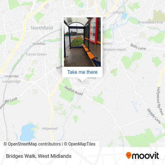 Bridges Walk map