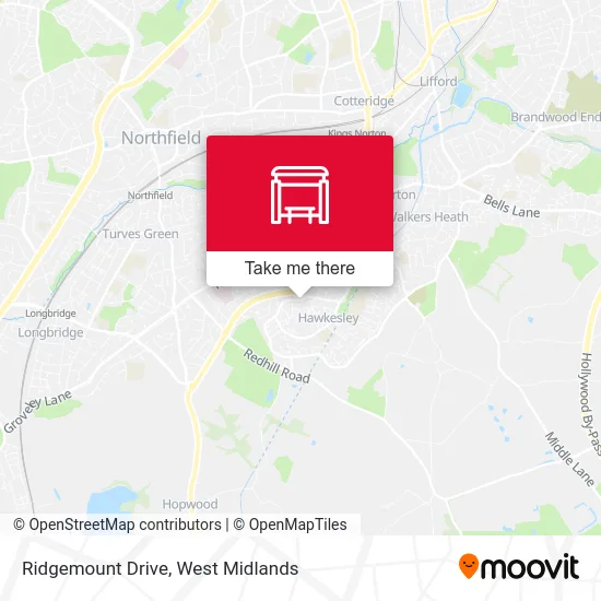 Ridgemount Drive map