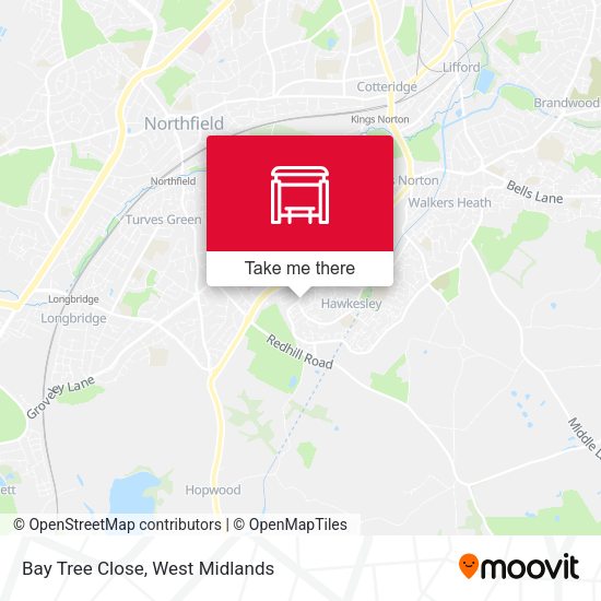 Bay Tree Close map
