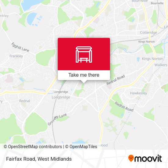 Fairfax Road map