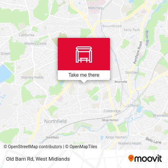 Old Barn Rd map
