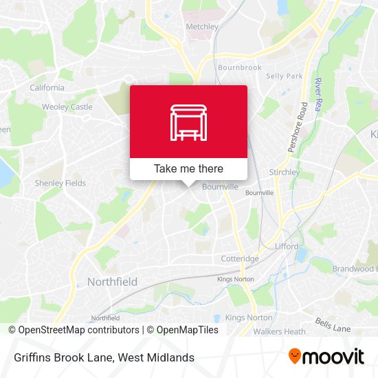 Griffins Brook Lane map