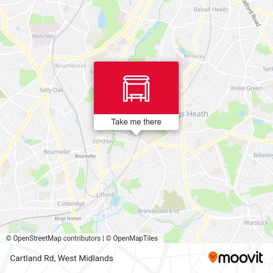 Cartland Rd map