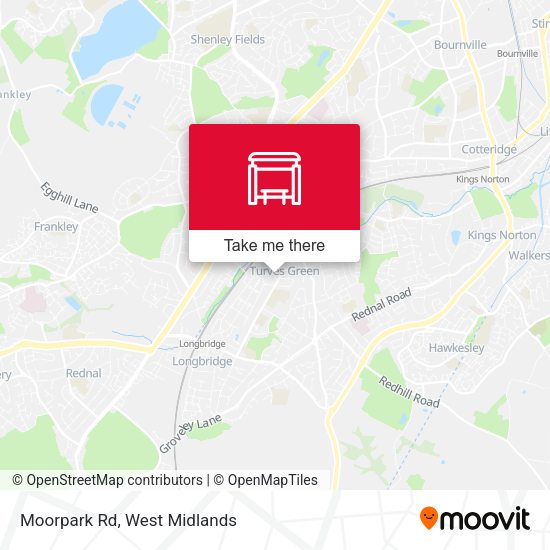 Moorpark Rd map