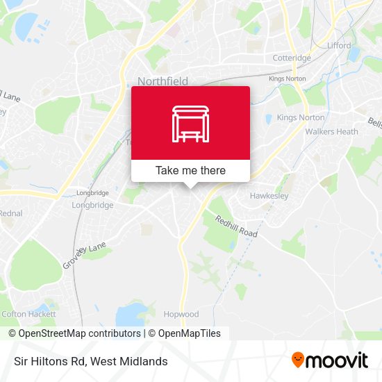 Sir Hiltons Rd map