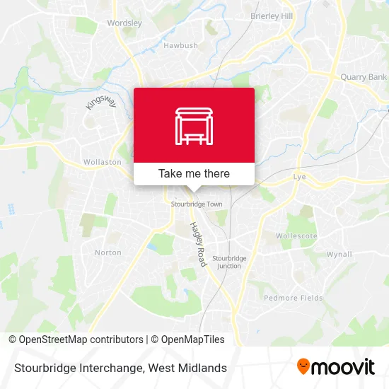 Stourbridge Interchange map