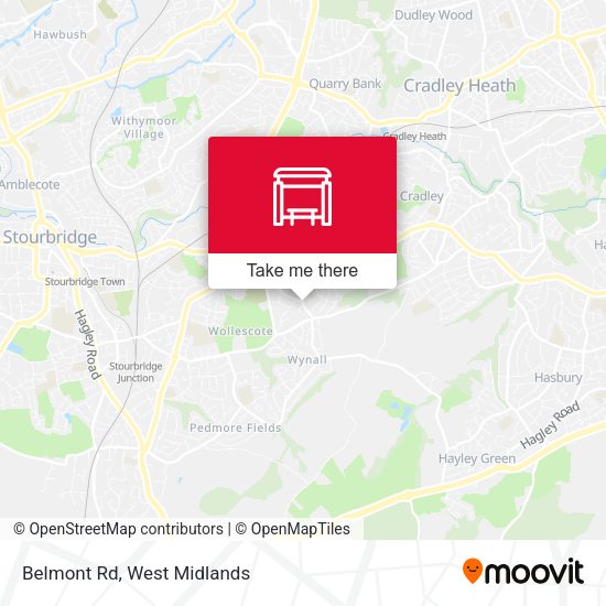 Belmont Rd map