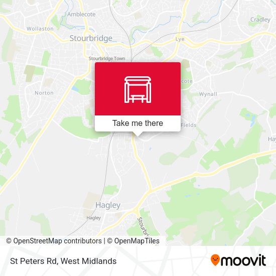 St Peters Rd map