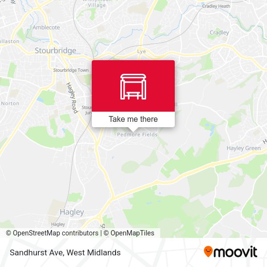 Sandhurst Ave map