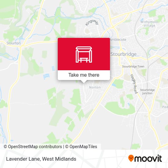 Lavender Lane map