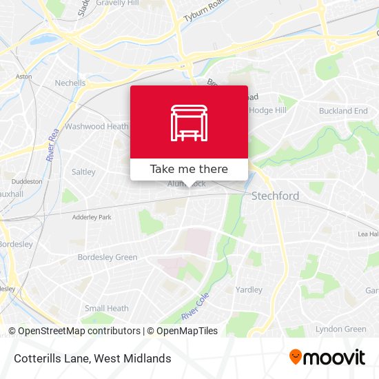 Cotterills Lane map