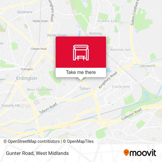 Gunter Road map
