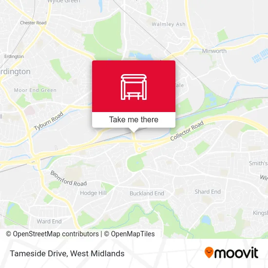 Tameside Drive map