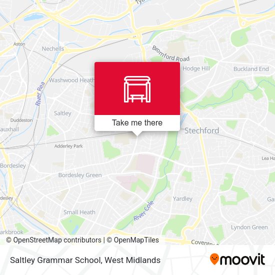 Saltley Grammar School map