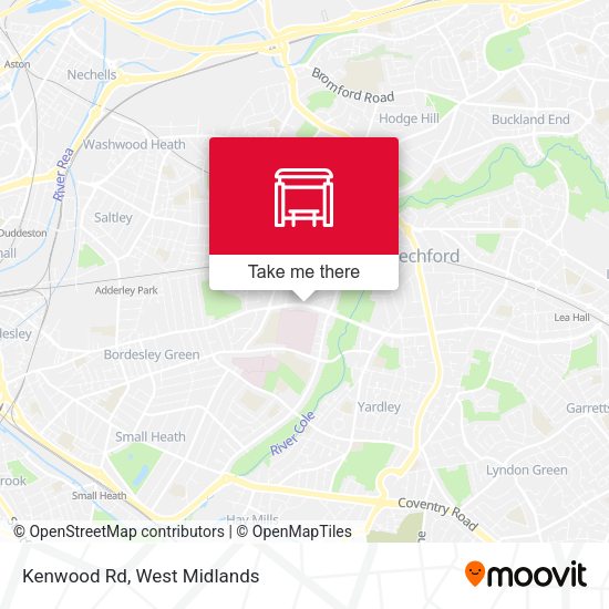 Kenwood Rd map