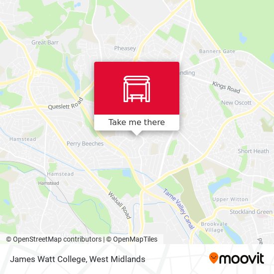 James Watt College map