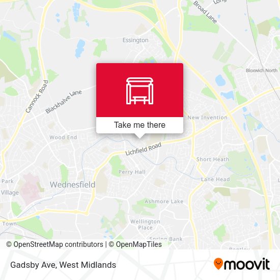 Gadsby Ave map