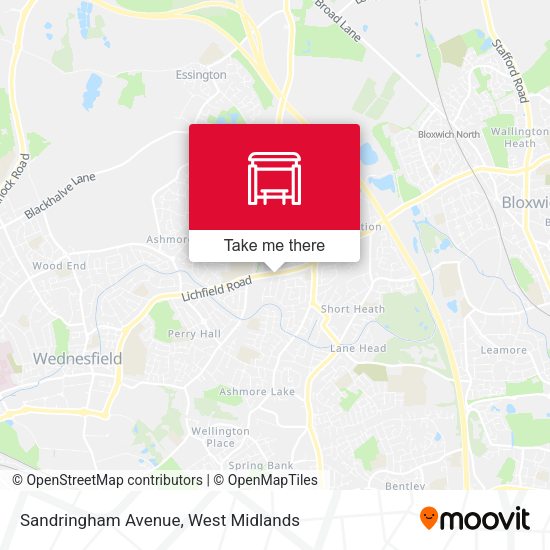 Sandringham Avenue map