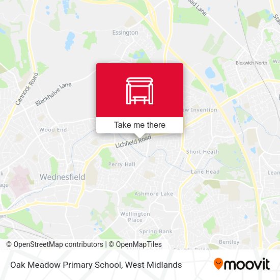 Oak Meadow Primary School map
