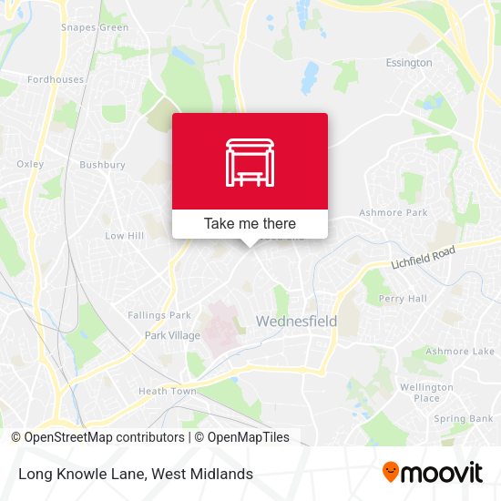 Long Knowle Lane map