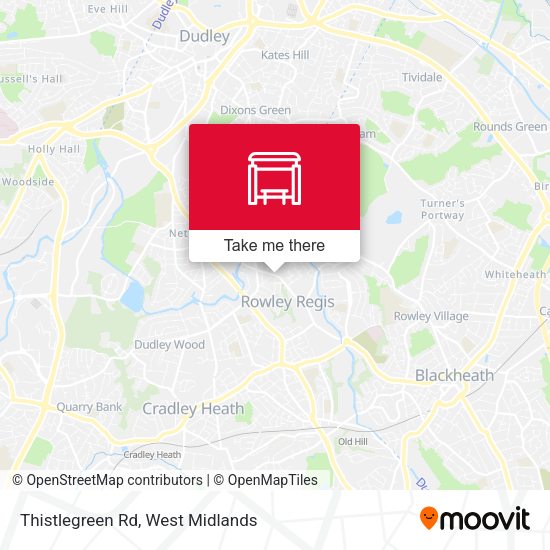 Thistlegreen Rd map