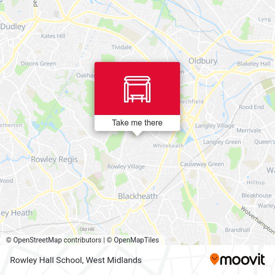 Rowley Hall School map