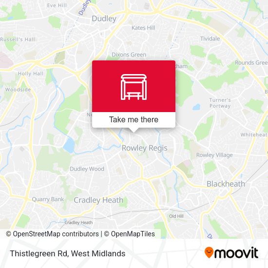 Thistlegreen Rd map