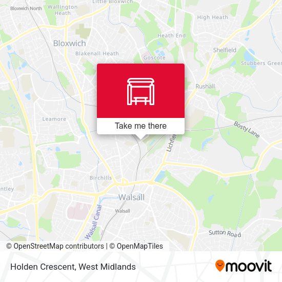 Holden Crescent map