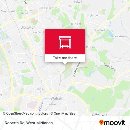 Roberts Rd map