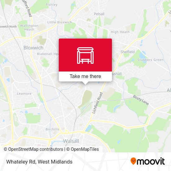 Whateley Rd map