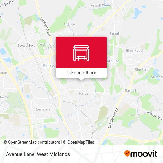 Avenue Lane map