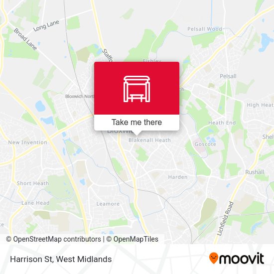 Harrison St map