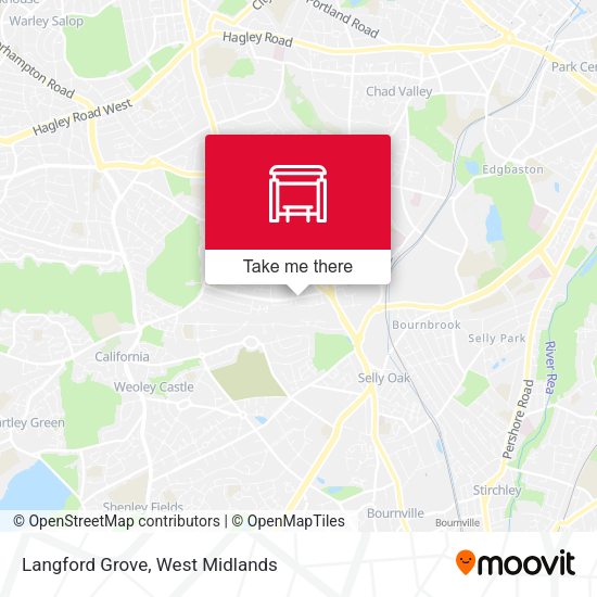Langford Grove map