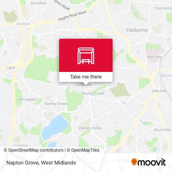 Napton Grove map