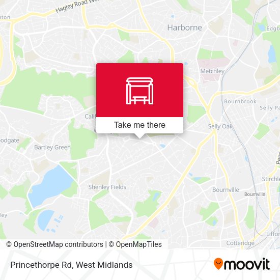 Princethorpe Rd map