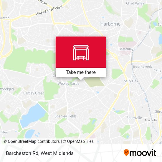Barcheston Rd map