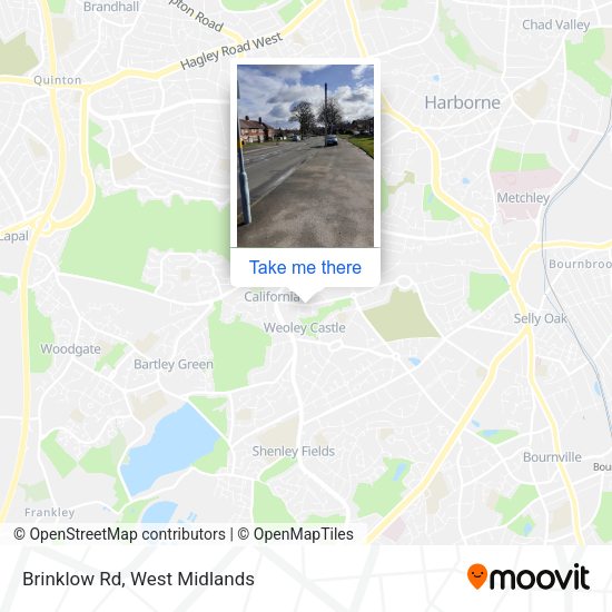 Brinklow Rd map