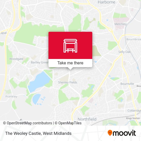 The Weoley Castle map