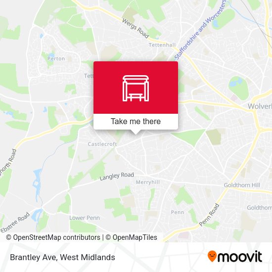 Brantley Ave map