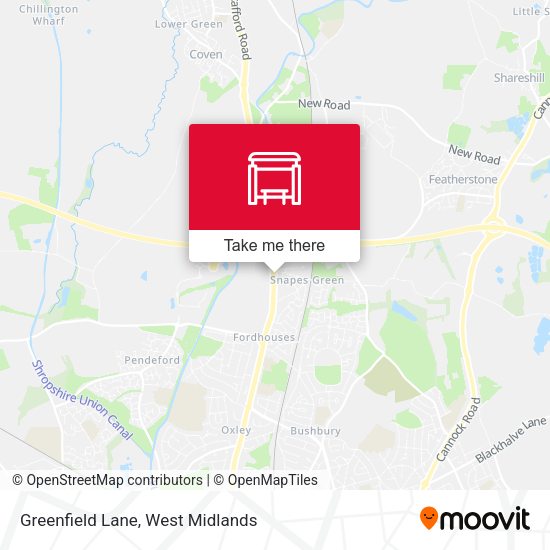 Greenfield Lane map