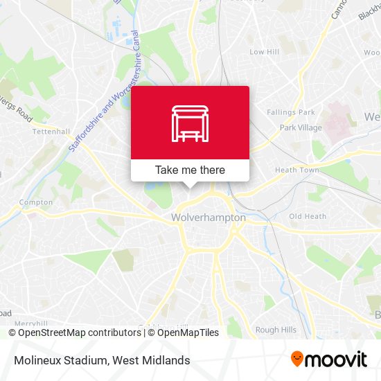 Molineux Stadium map