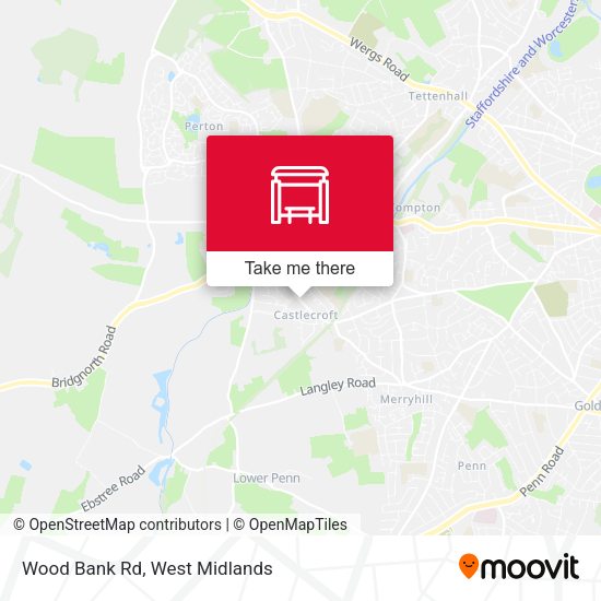 Wood Bank Rd map