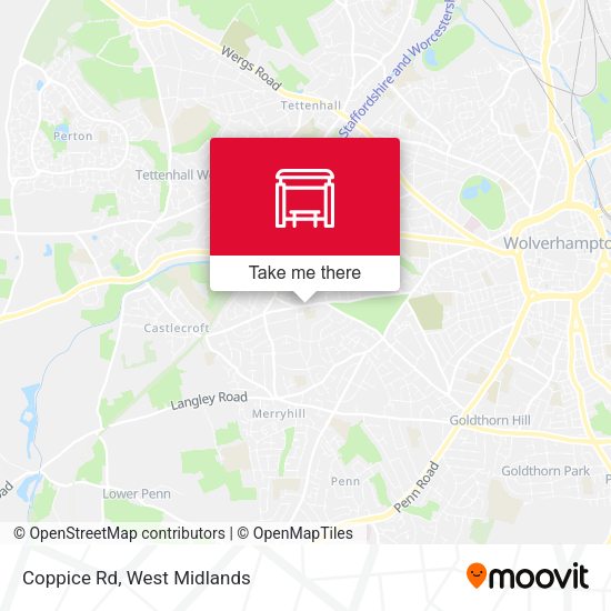 Coppice Rd map