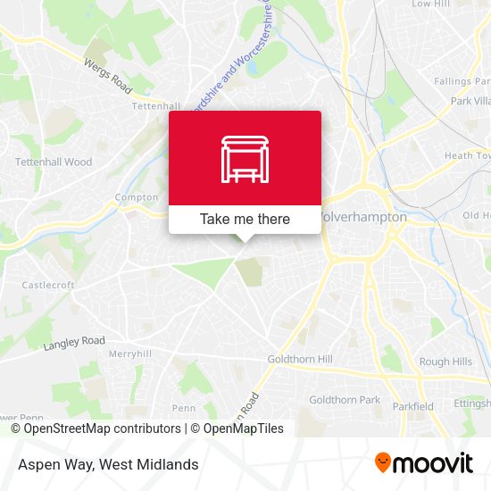 Aspen Way map