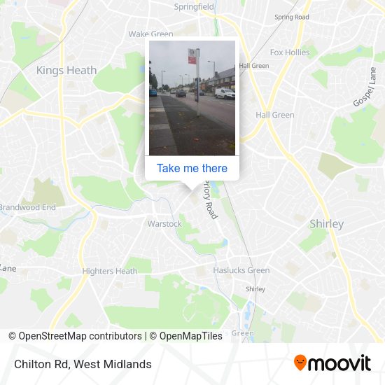 Chilton Rd map