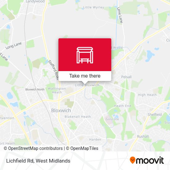 Lichfield Rd map