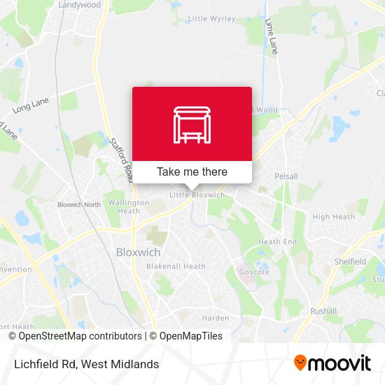 Lichfield Rd map