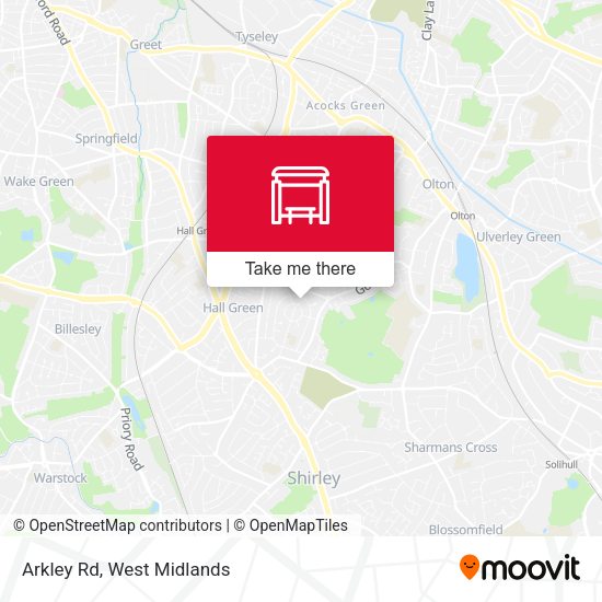 Arkley Rd map